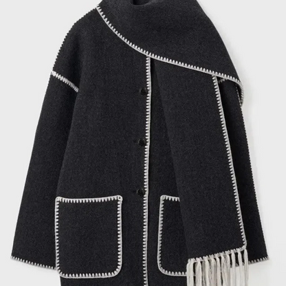 MARIE | Cozy Coat met Sjaal