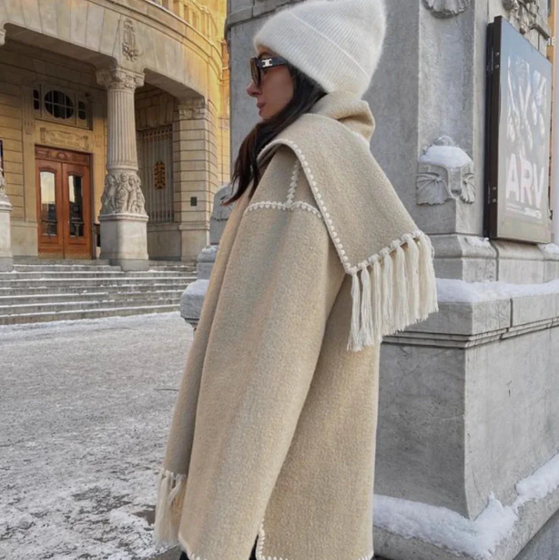 MARIE | Cozy Coat met Sjaal