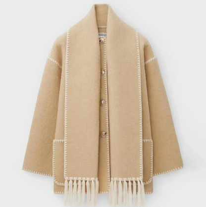 MARIE | Cozy Coat met Sjaal