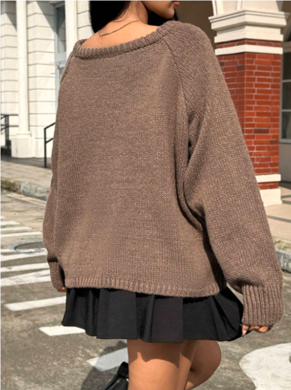 Comfort Off-Shoulder Pullover