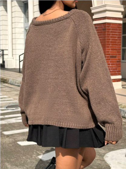 Comfort Off-Shoulder Pullover