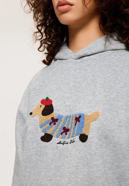 Cartoon Puppy Hoodie