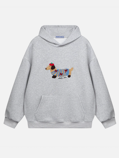 Cartoon Puppy Hoodie