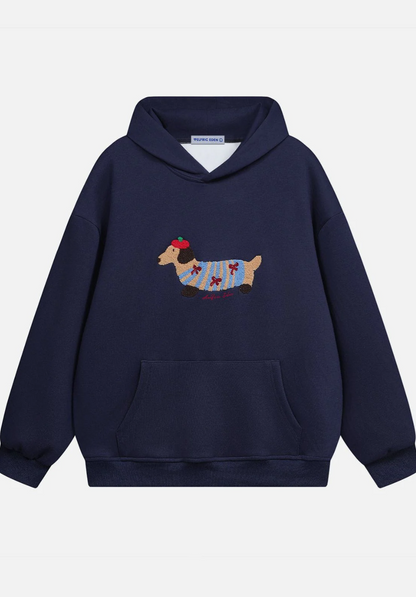 Cartoon Puppy Hoodie