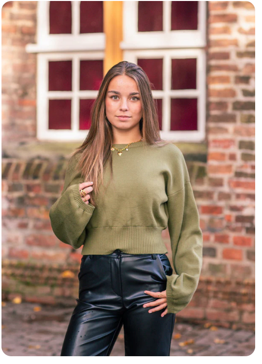 Isolde | Groene Sweater