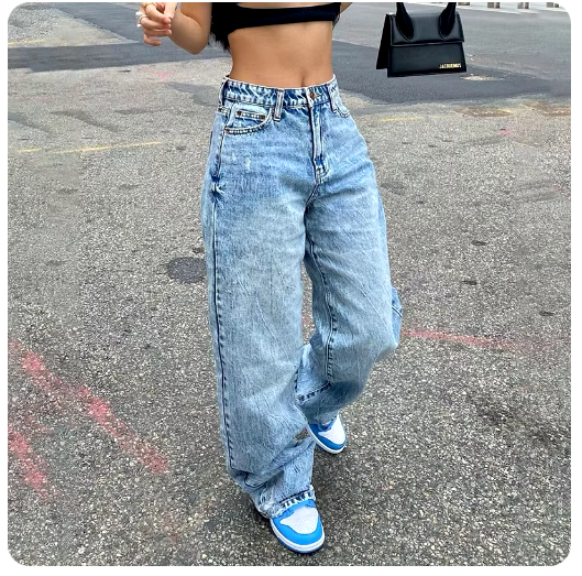 Ethereal Breeze Wide Leg Jeans