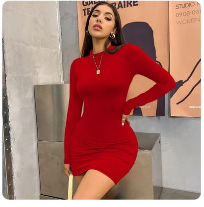 Chic Ember Sweater Dress