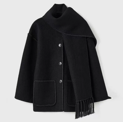 MARIE | Cozy Coat met Sjaal